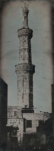 Wielki Minaret, Aleksandria, 1842. autorstwa Joseph Philibert Girault De Prangey