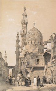 Meczet, Kair, 1843.