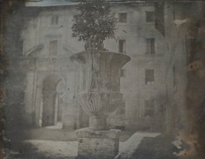 Wazon, Santa Cecilia in Trastevere, Rzym, 1842. autorstwa Joseph Philibert Girault De Prangey