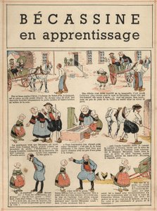 Becassine w treningu autorstwa Joseph Porphyre Pinchon