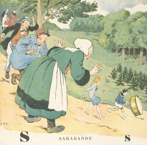 S: Sarabande autorstwa Joseph Porphyre Pinchon