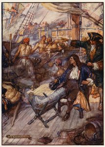 Admirał John Benbow ranny w walce z Francuzami u przylądka Santa Marta w Indiach Zachodnich