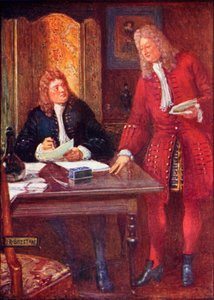 Joseph Addison i Richard Steele autorstwa Joseph Ratcliffe Skelton