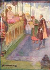 Sir Thomas stanął przed Mogulem, ok. 1908, ok. 1920. autorstwa Joseph Ratcliffe Skelton