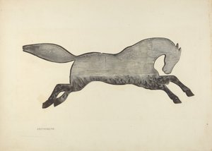 Wiatrowskaz dla koni autorstwa Joseph Rothenberg
