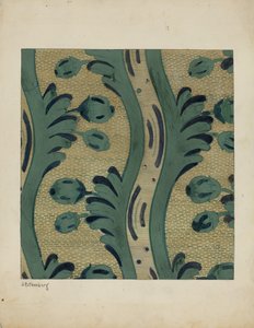 Papier ścienny, ok. 1937.