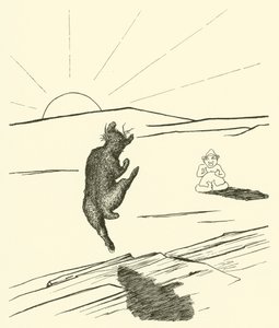 Staruszek Kangur (rycina) autorstwa Joseph Rudyard (after) Kipling