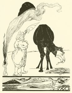 Djinn odpowiedzialny za wszystkie pustynie (grawerowanie)