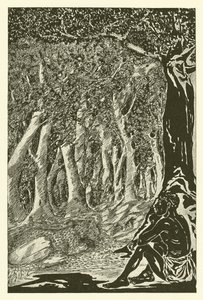 Lampart i Etiopczyk (rycina) autorstwa Joseph Rudyard (after) Kipling