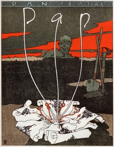 Sztuka. Pan, magazyn w stylu secesyjnym. Plakat Josepha Sattlera, Niemcy, c.1895 (plakat)