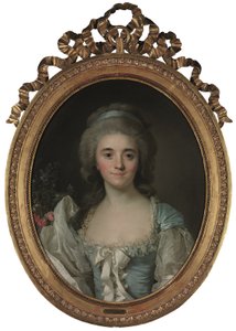 Portret Comtesse de Provence (1753-1810) (olej na płótnie) autorstwa Joseph Siffred Duplessis