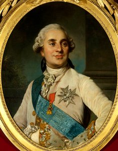 Portret Ludwika XVI (1754 - 1793), króla Francji. Obraz Josepha Siffreda Duplessisa (1725-1802) (Joseph-Siffred, Joseph Siffrede, Joseph-Siffrede, Joseph Siffrein, Joseph-Siffrein) autorstwa Joseph Siffred Duplessis