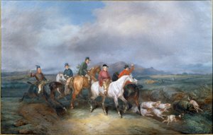 Eberjagd autorstwa Joseph Simon Volmar