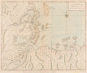 Mapa Zatoki Honduraskiej autorstwa Joseph Smith Speer