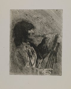 Bez tytułu - mężczyzna z kobzą autorstwa Joseph Stella