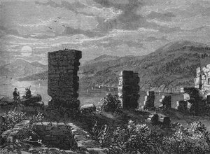 Fort Ticonderoga, ok. 1880 r. autorstwa Joseph Swain
