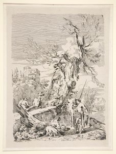 Powrót z wędkowania autorstwa Claude Joseph Vernet