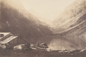 Jezioro Gaube, Cauterets, 1853.