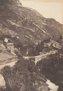 Most Sia Road Gavarnie St Sauveur, 1853. autorstwa Joseph Vigier