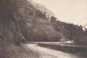 Droga z Pierrefitte do Luz St Sauveur, 1853.