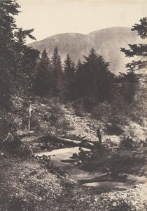 Potok wodospadu Demoiselles, Bagnères de Luchon., 1853.