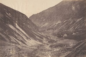 Dolina Héas i kaplica, St-Sauveur, 1853.
