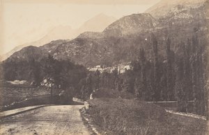 Widok na wody Saint-Sauveur, 1853. autorstwa Joseph Vigier