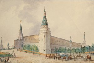 Plac Zmartwychwstania i Ogród Aleksandra w Moskwie