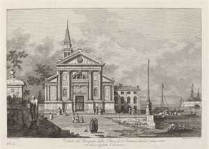 Widok prospektu kościoła S. Francesco, 1742.