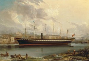 Dziewiczy rejs do Wielkiej Brytanii w 1856 r.