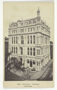 Nowa Świątynia Masońska, Boston autorstwa Joseph Ward