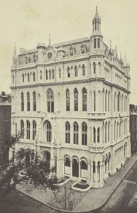 Nowa Świątynia Masońska, Boston, lata 60. XIX wieku. autorstwa Joseph Ward