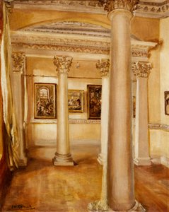 Pillar Drawing Room, Chiswick House (olej na płótnie)