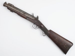 Garłacz z bagnetem sprężynowym wydany Ochotnikom Irlandzkim, ok. 1815 r. (garłacz, skałkowy)