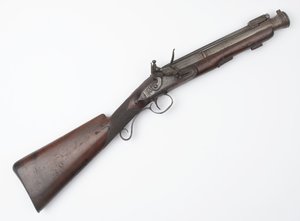 Garłacz z bagnetem sprężynowym wydany Ochotnikom Irlandzkim, ok. 1815 r. (garłacz, skałkowy)