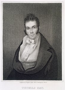 Thomas Say (1787-1834), rytowany przez Henry