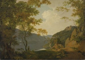 Scena nad jeziorem autorstwa Joseph Wright of Derby