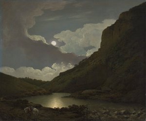 Matlock Tor autorstwa Moonlight autorstwa Joseph Wright of Derby