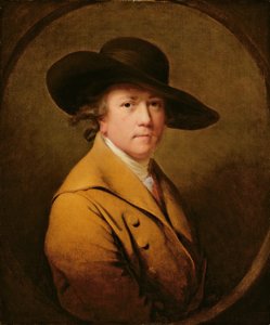 Autoportret, ok. 1780 (olej na płótnie) autorstwa Joseph Wright of Derby