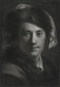Autoportret w futrzanej czapce autorstwa Joseph Wright of Derby