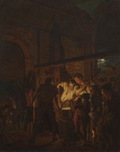 Kuźnia autorstwa Joseph Wright of Derby