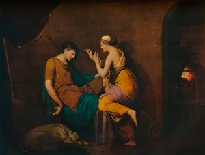 Pokojówka w Koryncie, 1782-1784, 1930. autorstwa Joseph Wright of Derby