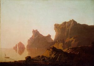 Zatoka Salerno, 178385. autorstwa Joseph Wright of Derby