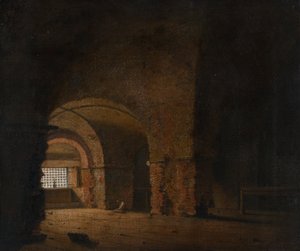 o polonês prisioneiro autorstwa Joseph Wright of Derby