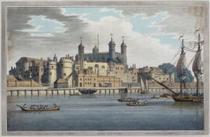 The Tower of London, rytowany przez J. C. Stadlera (fl.1780-1812), wydany 1795 autorstwa Joseph after Farington