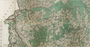 Angielski: Mapa Stavele - Roesbrugge-Haringe (Stavele), Belgia autorstwa Josepha de Ferraris (1726 – 1814)