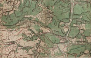 Mapa St. Gerard - Saint-Gérard autorstwa Joseph de Ferraris