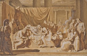 Śmierć Achillesa autorstwa Joseph von Fuhrich