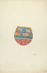 Torebka z paciorkami, ok. 1937. autorstwa Josephine C. Romano