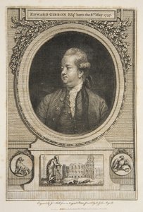 Edward Gibbon Esq., wyd. 1730 (grawerowanie) autorstwa Joshua (after) Reynolds